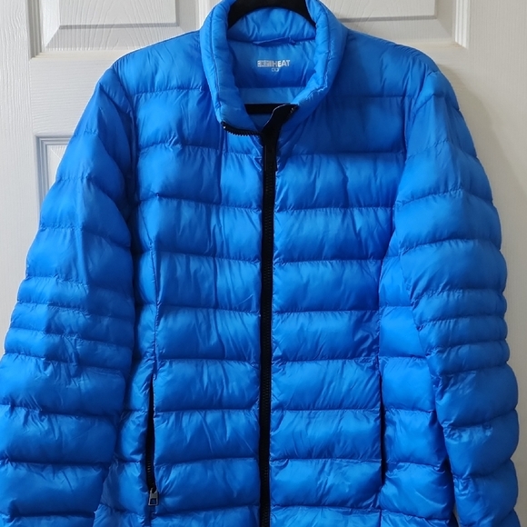 32 Degrees Vibrant Blue Quilted Jacket - Picture 4 of 14